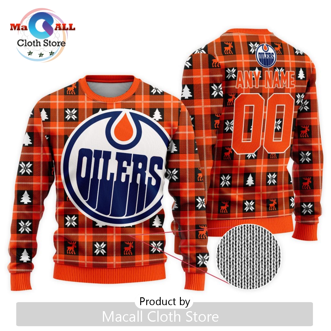 NHL Edmonton Oilers 2024 Ugly Sweater For Christmas