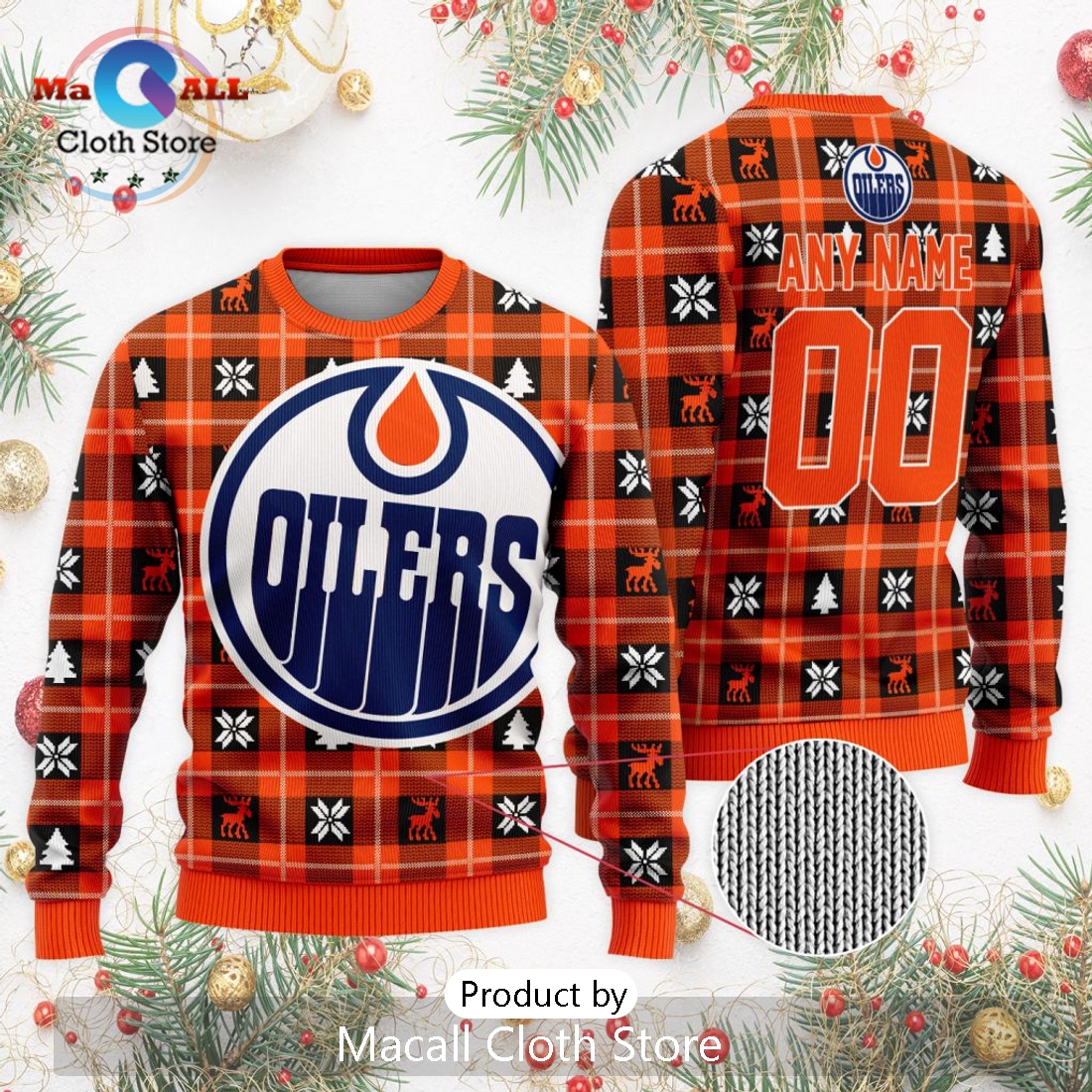 NHL Edmonton Oilers 2024 Ugly Sweater For Christmas