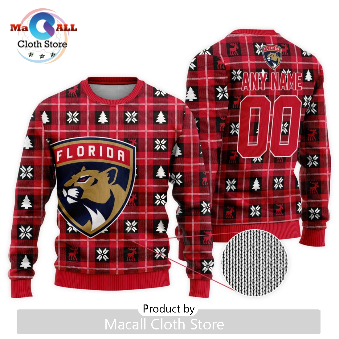NHL Florida Panthers 2024 Ugly Sweater For Christmas