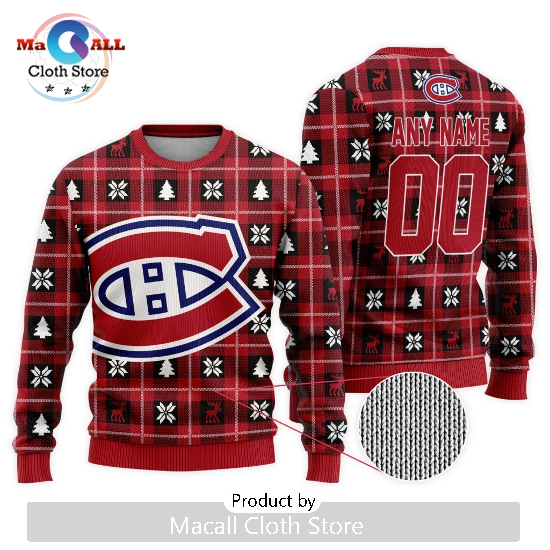 NHL Montreal Canadiens 2024 Ugly Sweater For Christmas
