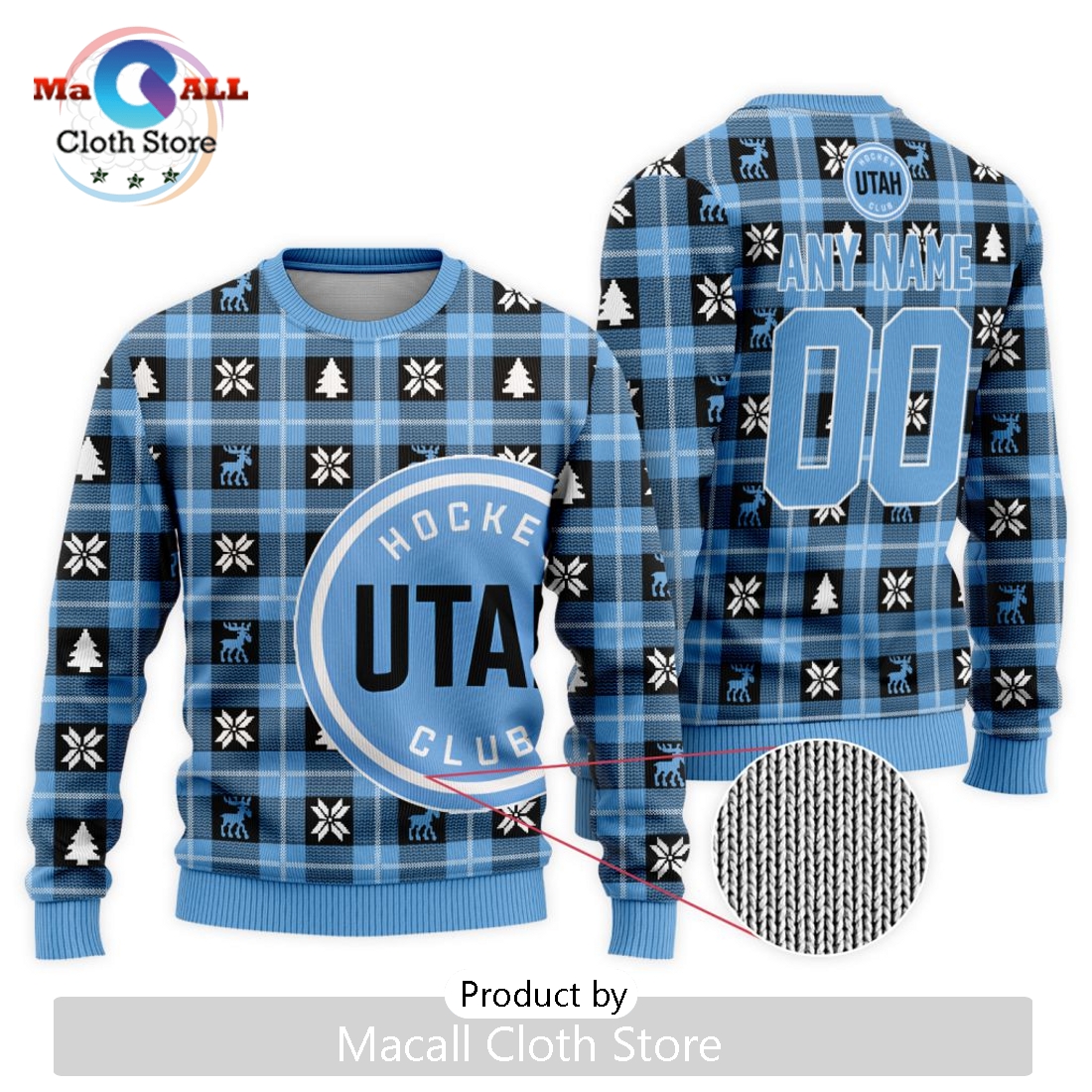 NHL Utah Hockey Club 2024 Ugly Sweater For Christmas