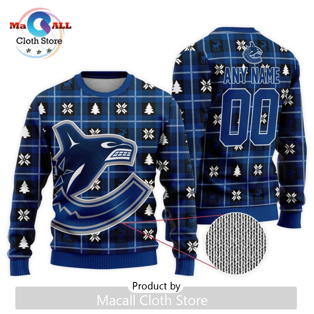 NHL Vancouver Canucks 2024 Ugly Sweater For Christmas