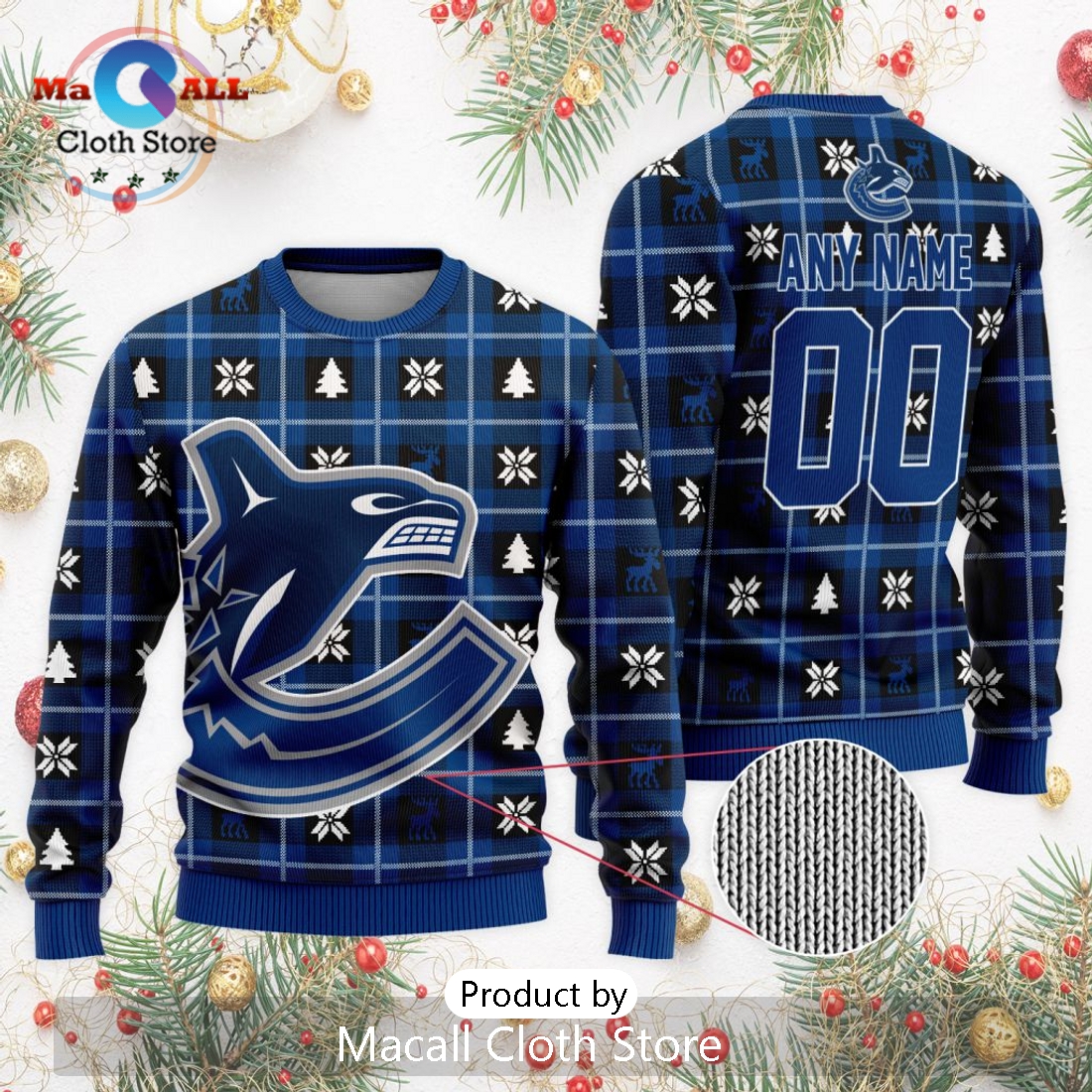 NHL Vancouver Canucks 2024 Ugly Sweater For Christmas