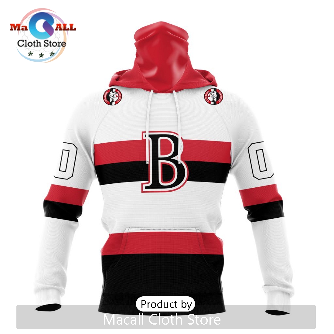 AHL Belleville Senators Personalized 2024 Away Kits Hoodie