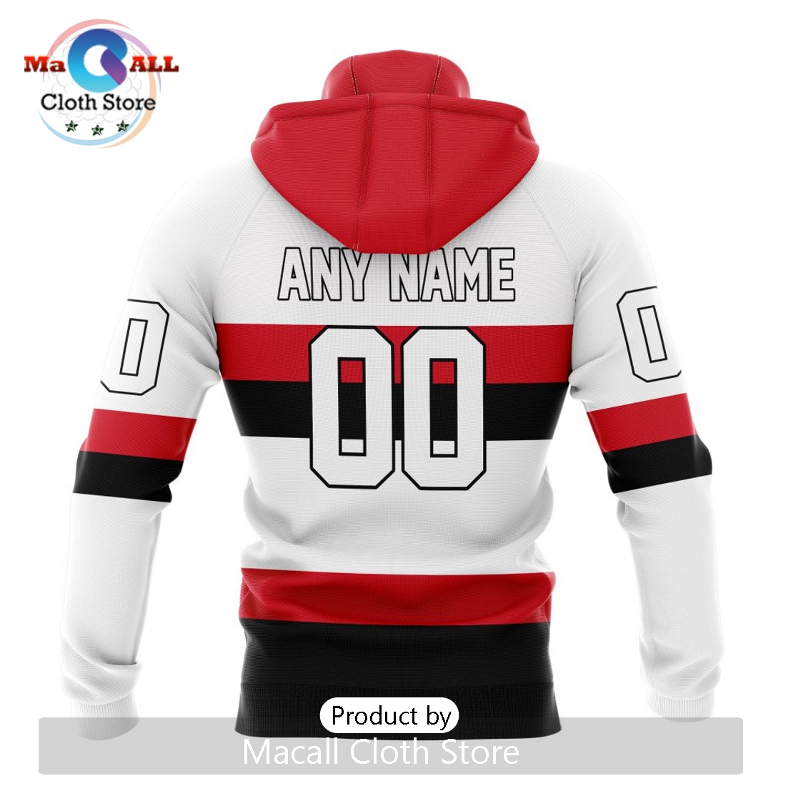 AHL Belleville Senators Personalized 2024 Away Kits Hoodie