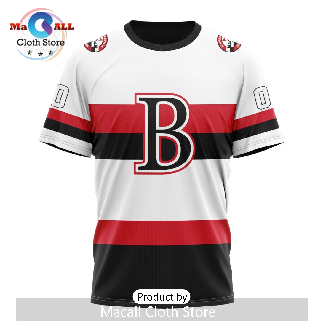 AHL Belleville Senators Personalized 2024 Away Kits Hoodie