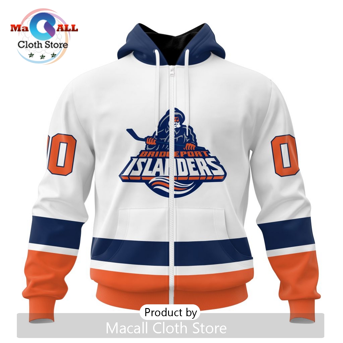 AHL Bridgeport Islanders Personalized 2024 Away Kits Hoodie
