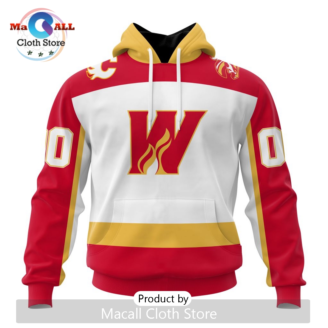 AHL Calgary Wranglers Personalized 2024 Away Kits Hoodie