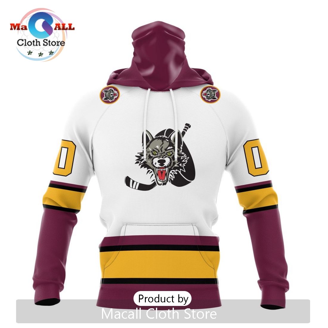 AHL Chicago Wolves Personalized 2024 Away Kits Hoodie