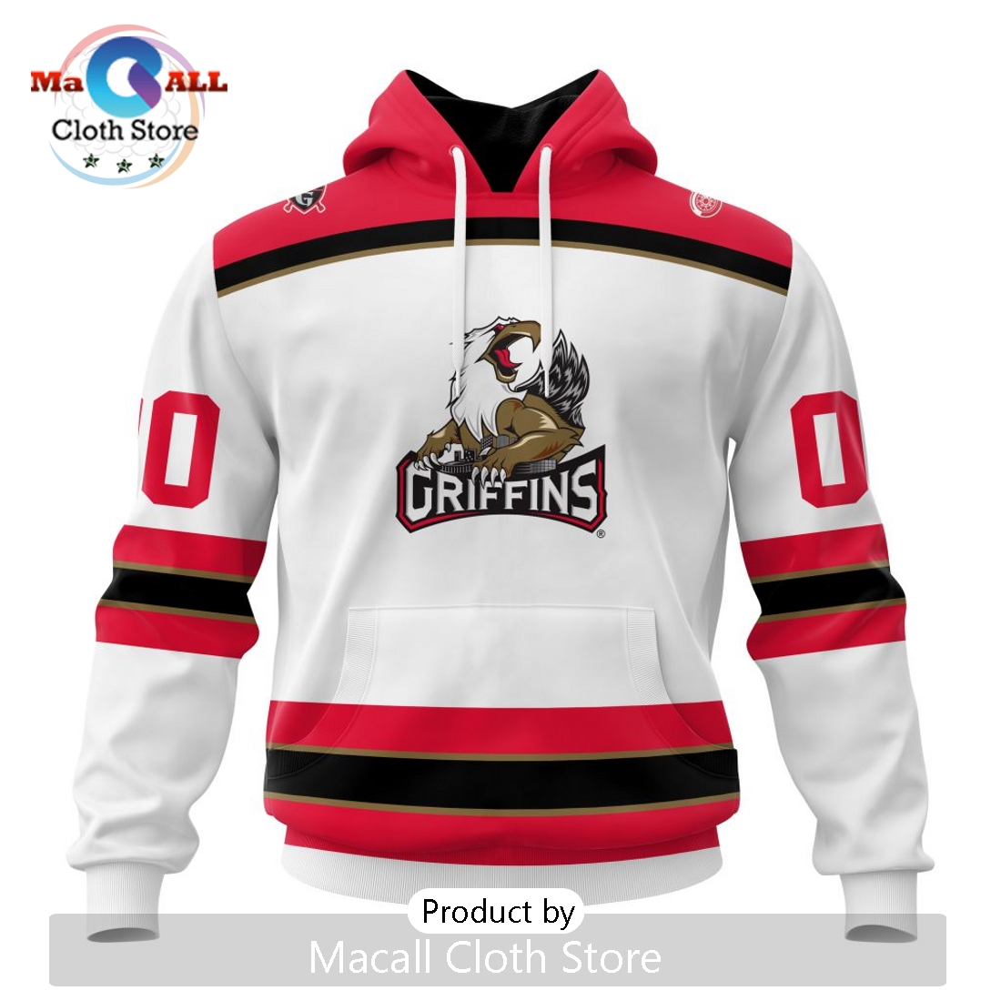 AHL Grand Rapids Griffins Personalized 2024 Away Kits Hoodie