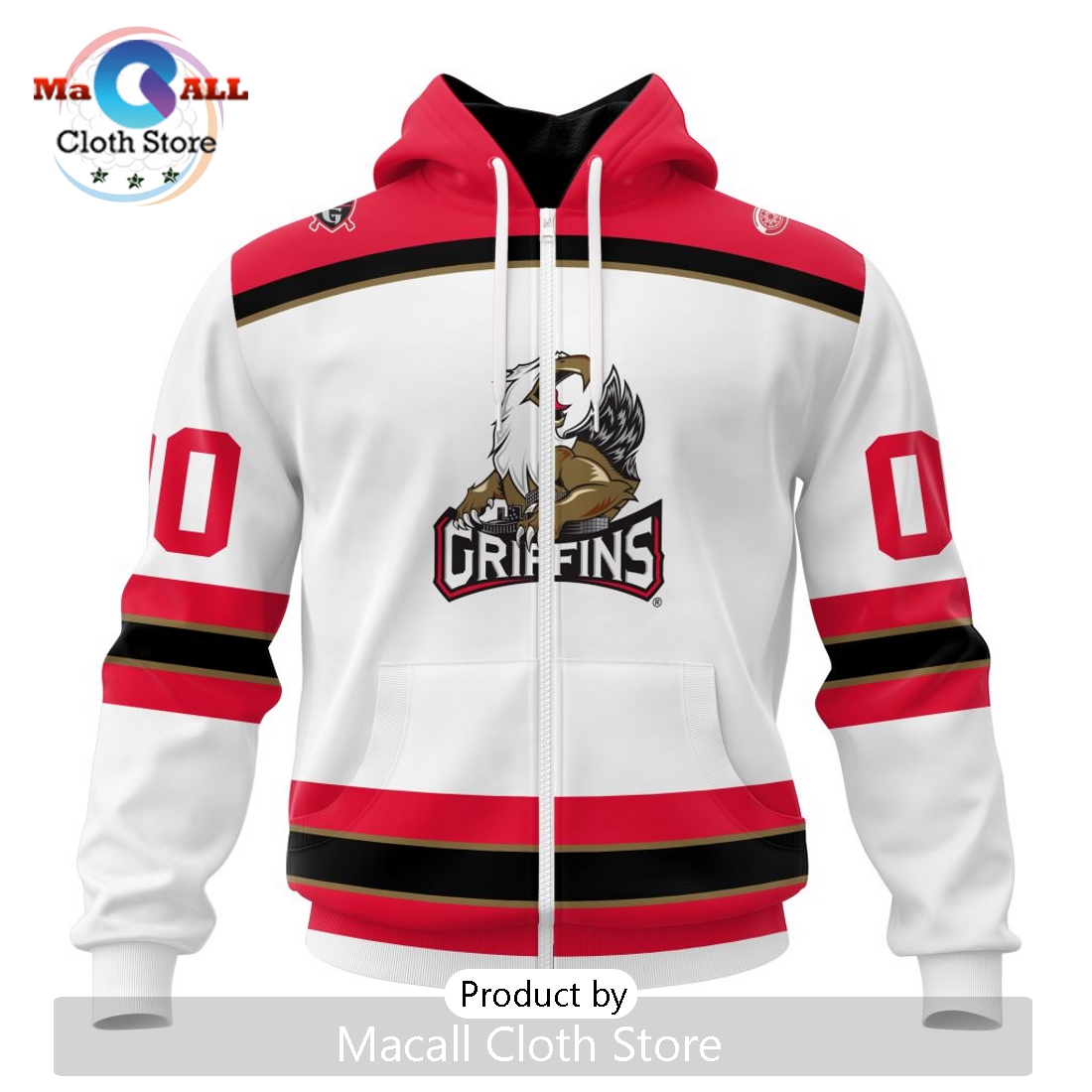 AHL Grand Rapids Griffins Personalized 2024 Away Kits Hoodie