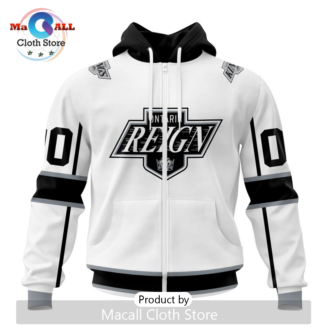AHL Ontario Reign Personalized 2024 Away Kits Hoodie