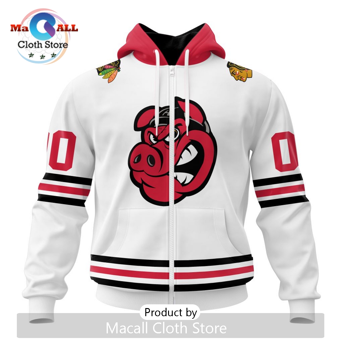 AHL Rockford IceHogs Personalized 2024 Away Kits Hoodie