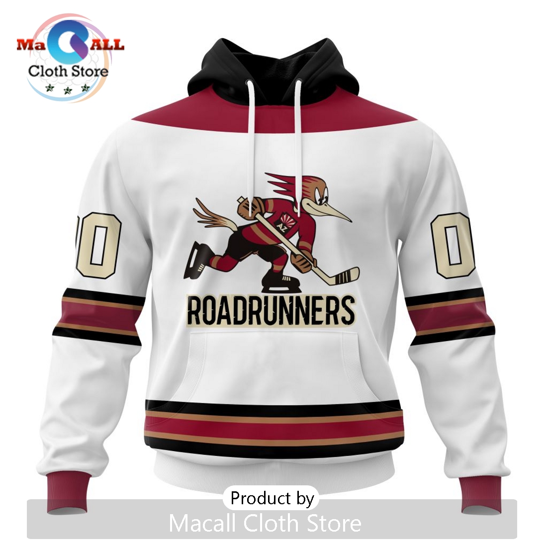 AHL Tucson Roadrunners Personalized 2024 Away Kits Hoodie