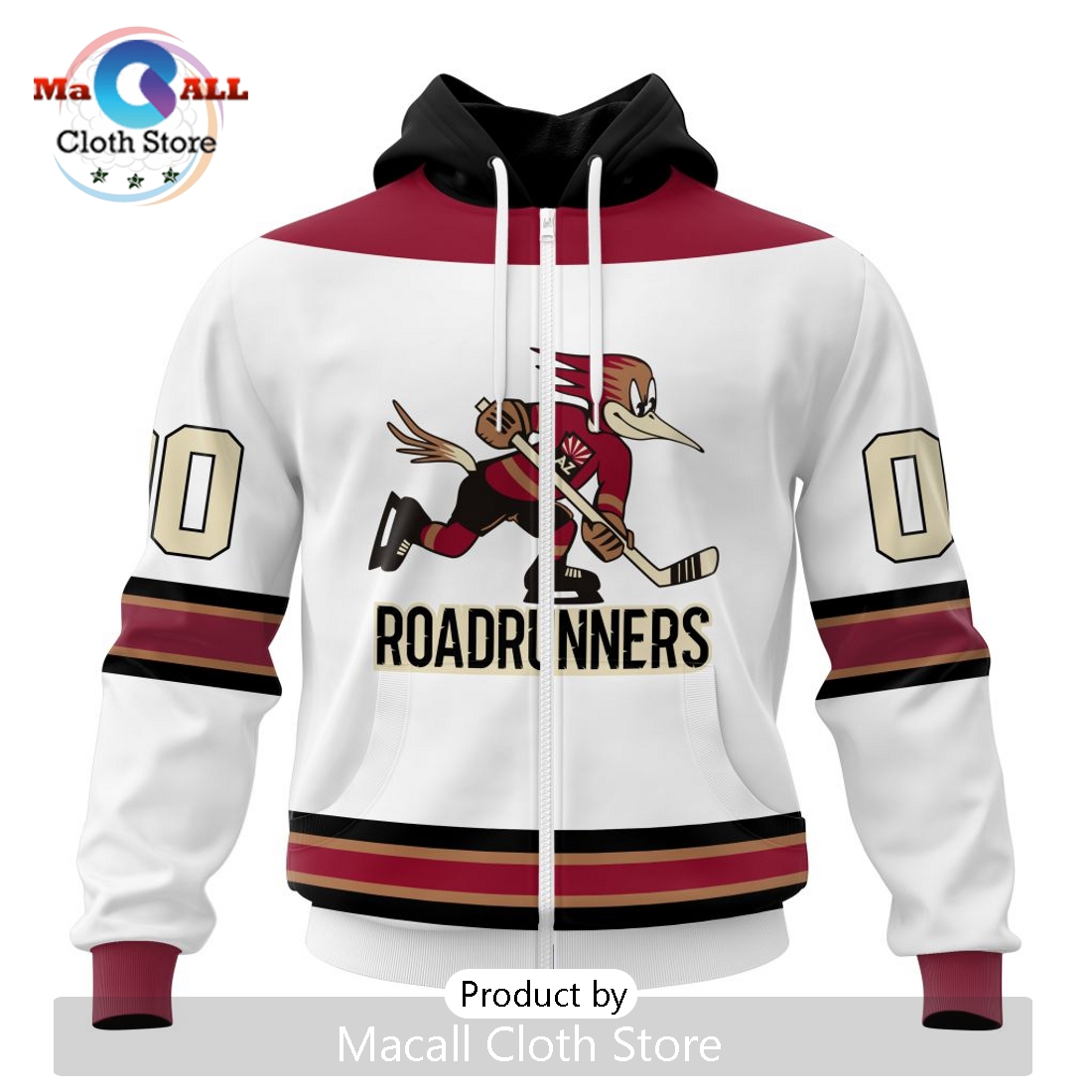 AHL Tucson Roadrunners Personalized 2024 Away Kits Hoodie