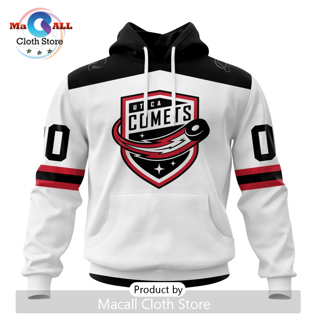 AHL Utica Comets Personalized 2024 Away Kits Hoodie