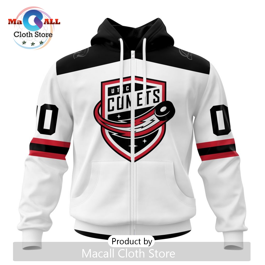 AHL Utica Comets Personalized 2024 Away Kits Hoodie