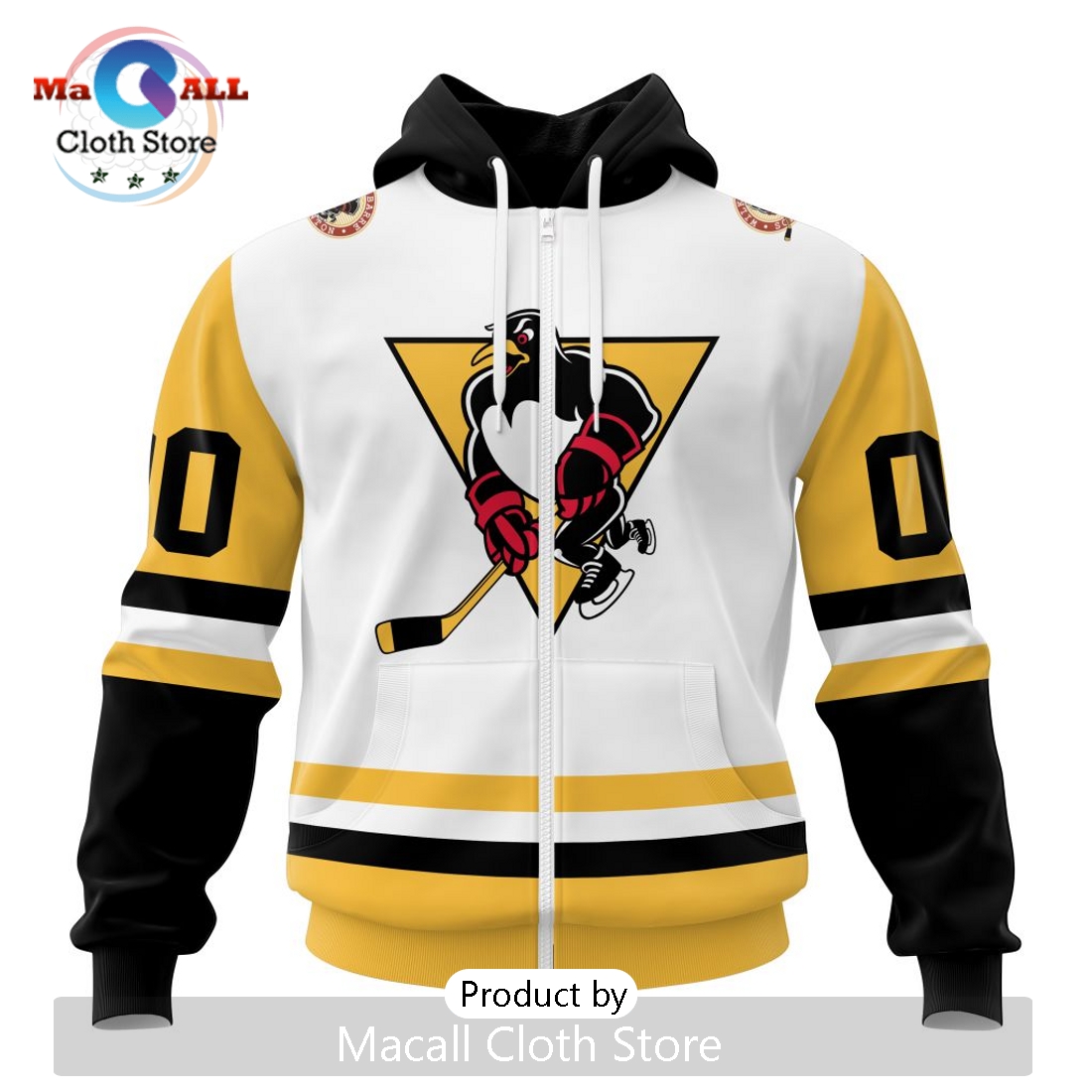 AHL Wilkes-Barre Scranton Penguins Personalized 2024 Away Kits Hoodie