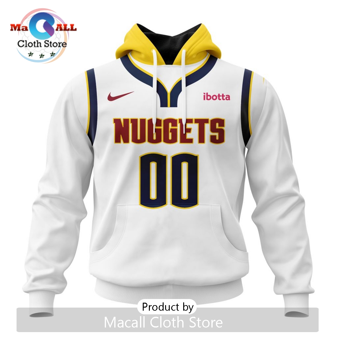 NBA Denver Nuggets Personalized 2025 Association Kits Hoodie NBA Denver Nuggets Personalized 2025 Association Kits Hoodie