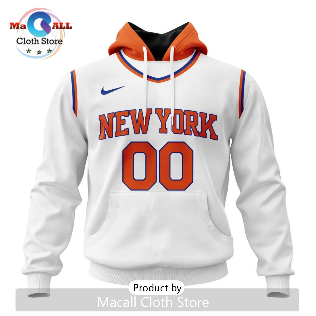 NBA New York Knicks Personalized 2025 Association Kits Hoodie