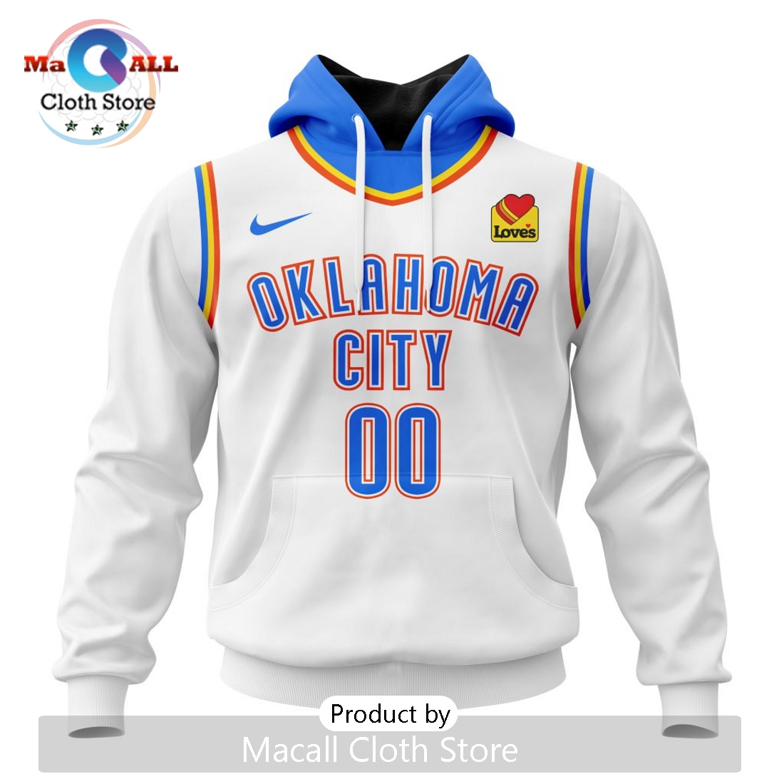 NBA Oklahoma City Thunder Personalized 2025 Association Kits Hoodie