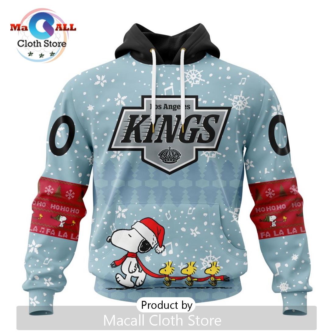 NHL Los Angeles Kings 2024 Peanuts Christmas Hoodie