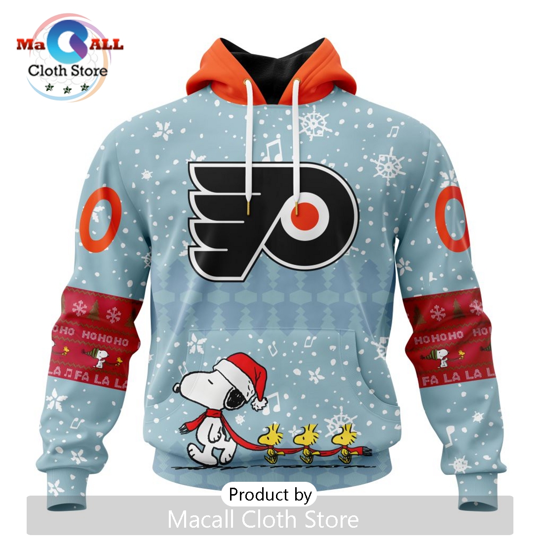 NHL Philadelphia Flyers 2024 Peanuts Christmas Hoodie
