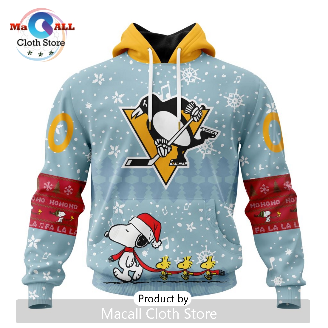 NHL Pittsburgh Penguins 2024 Peanuts Christmas Hoodie