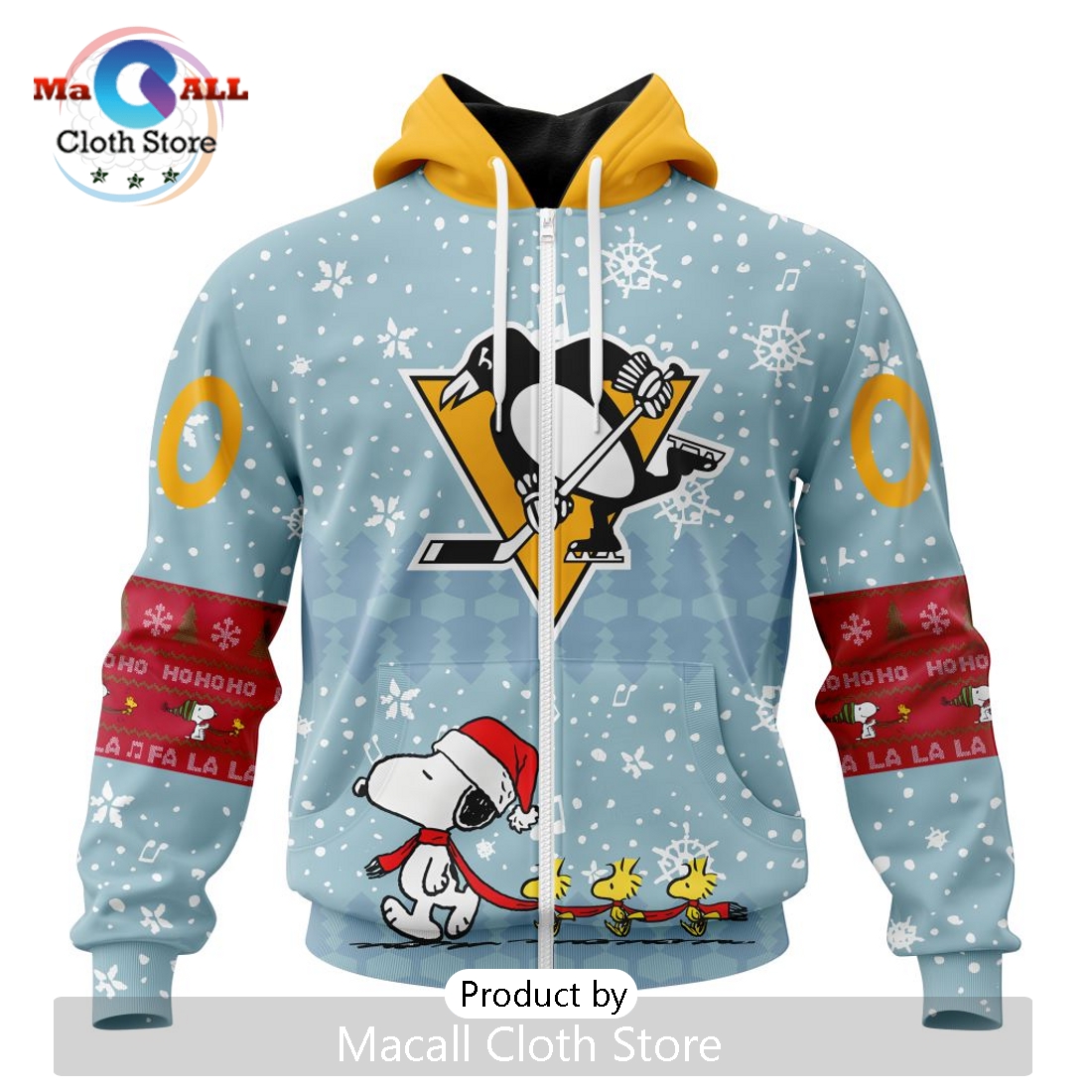 NHL Pittsburgh Penguins 2024 Peanuts Christmas Hoodie