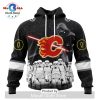 Personalized NHL Calgary Flames 2024 Star Wars Yoda Hoodie