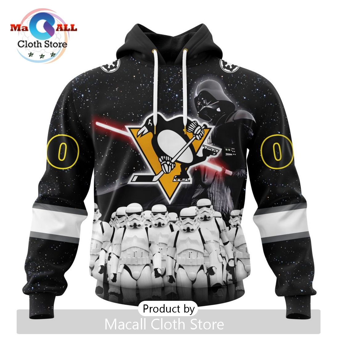 Personalized NHL Pittsburgh Penguins 2024 Star Wars Hoodie