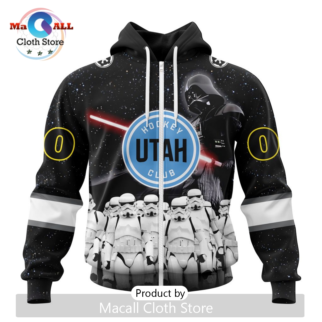 Personalized NHL Utah Hockey Club 2024 Star Wars Hoodie