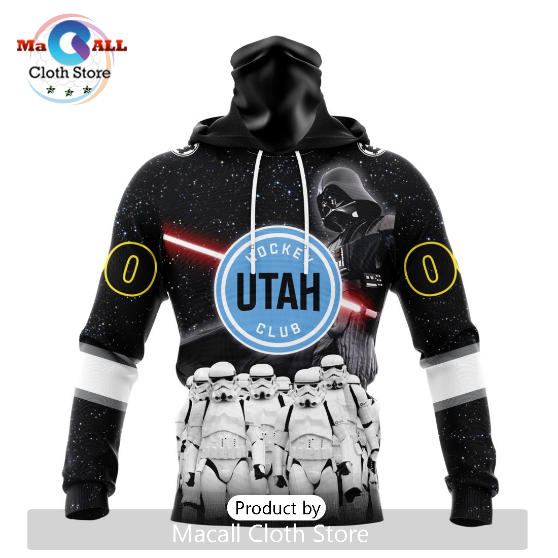 Personalized NHL Utah Hockey Club 2024 Star Wars Hoodie