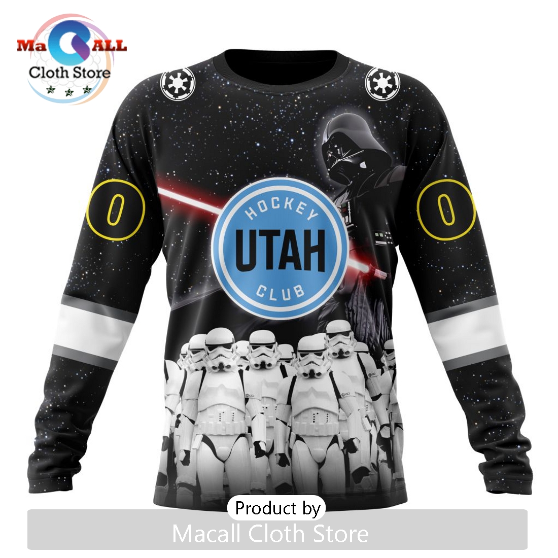 Personalized NHL Utah Hockey Club 2024 Star Wars Hoodie
