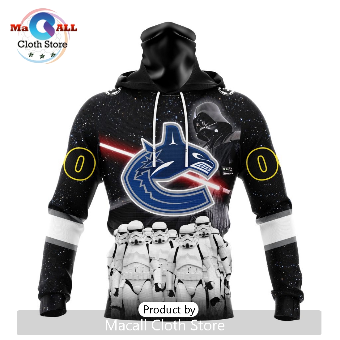 Personalized NHL Vancouver Canucks 2024 Star Wars Hoodie