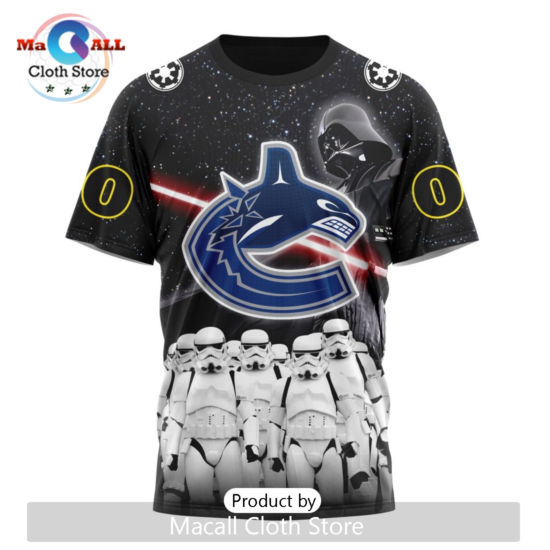 Personalized NHL Vancouver Canucks 2024 Star Wars Hoodie