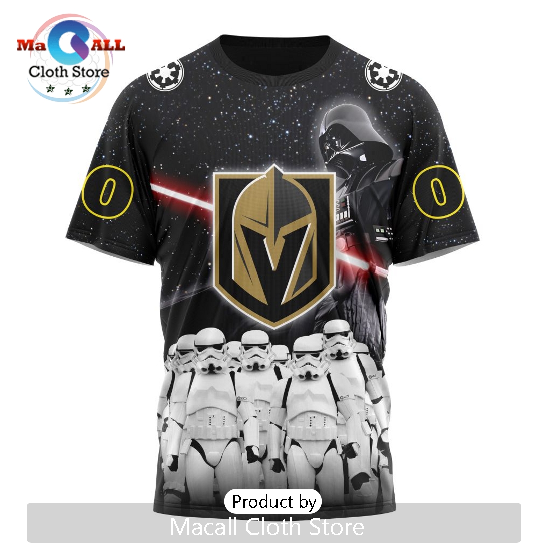 Personalized NHL Vegas Golden Knights 2024 Star Wars Hoodie