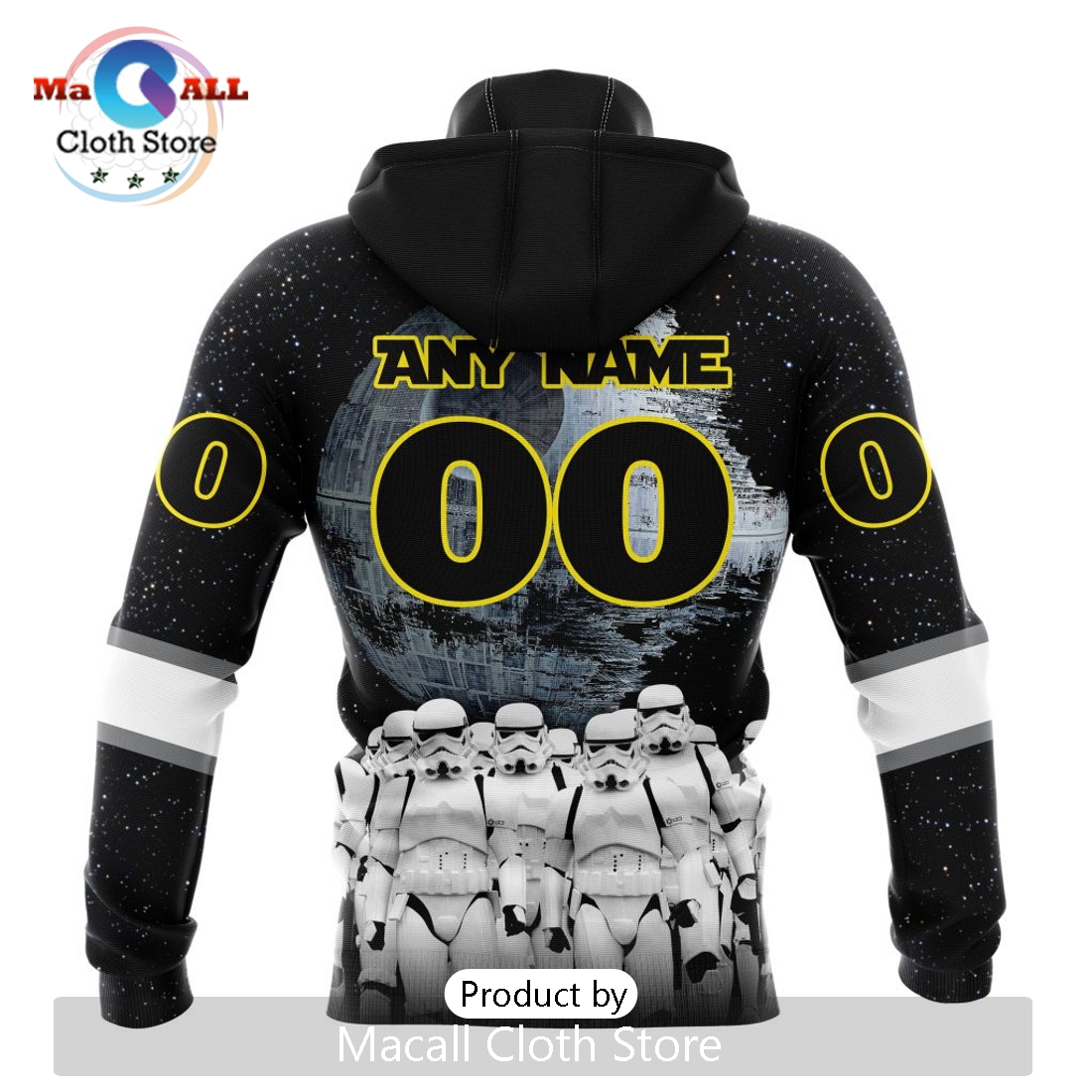 Personalized NHL Winnipeg Jets 2024 Star Wars Hoodie