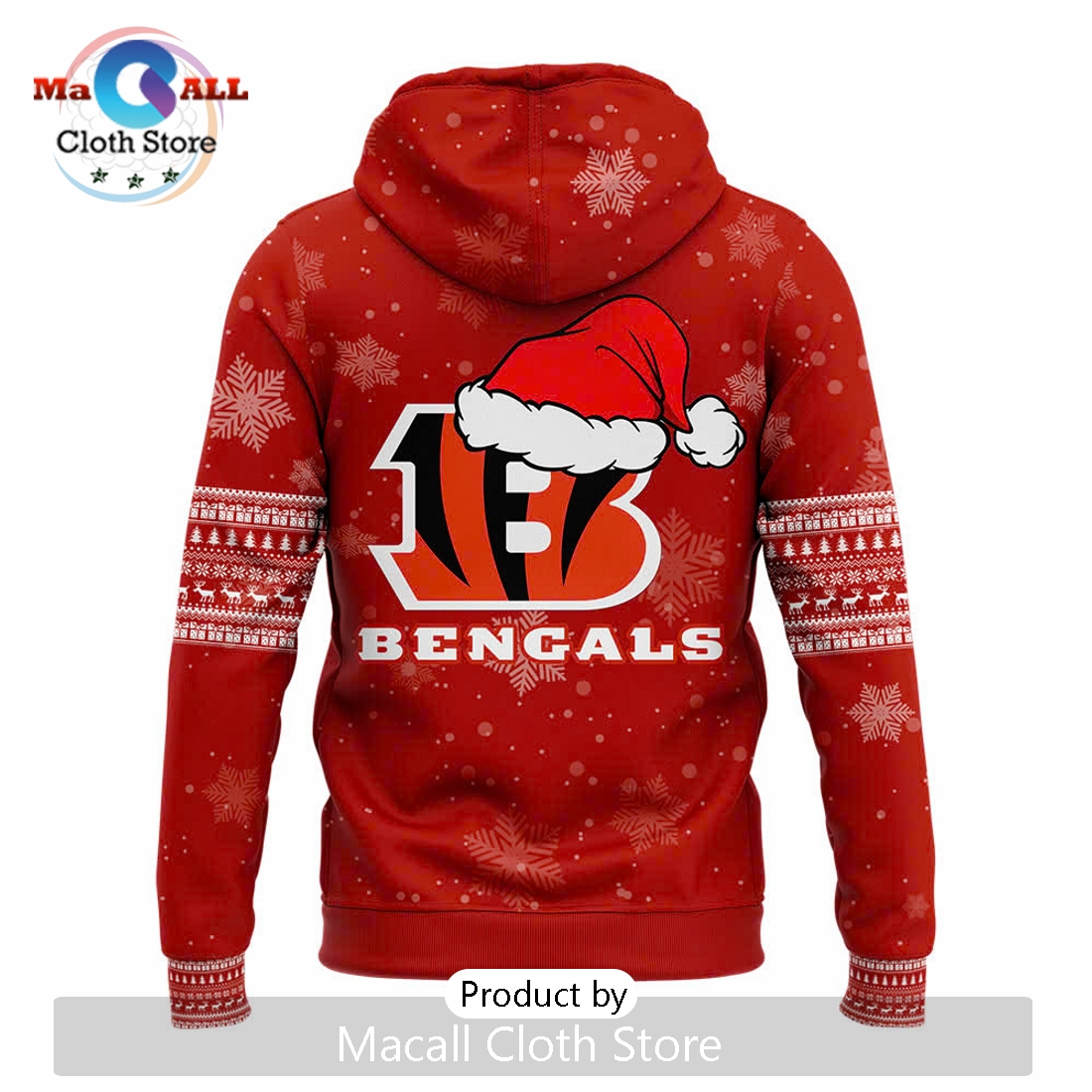 NFL Cincinnati Bengals 2024 Merry Christmas Hoodie