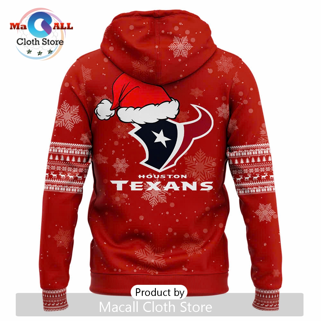 NFL Houston Texans 2024 Merry Christmas Hoodie