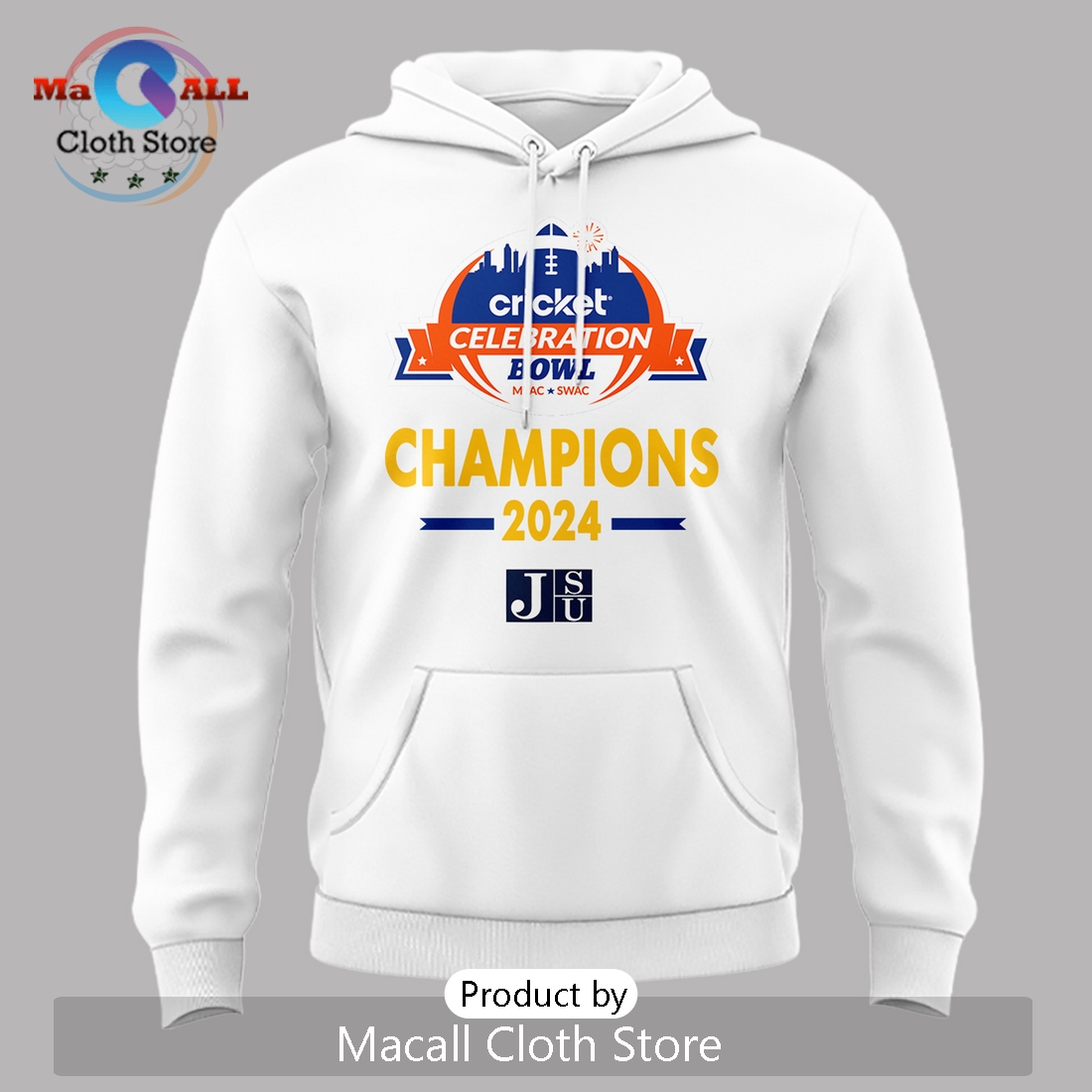 2024 HCBU National Champions Jackson State Tigers Hoodie 3D