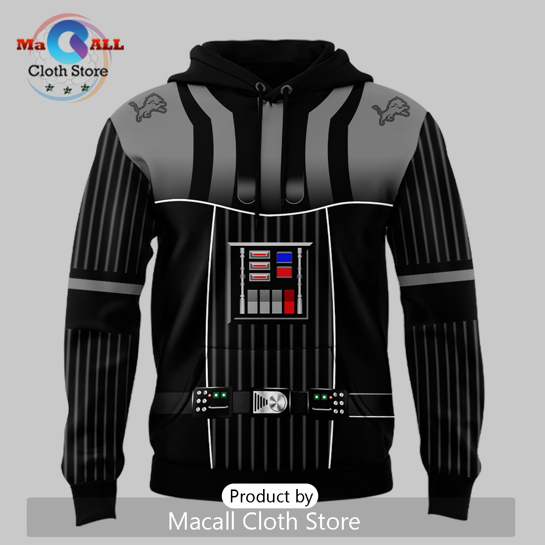 2025 Star Wars x Detroit Lions Hoodie 3D