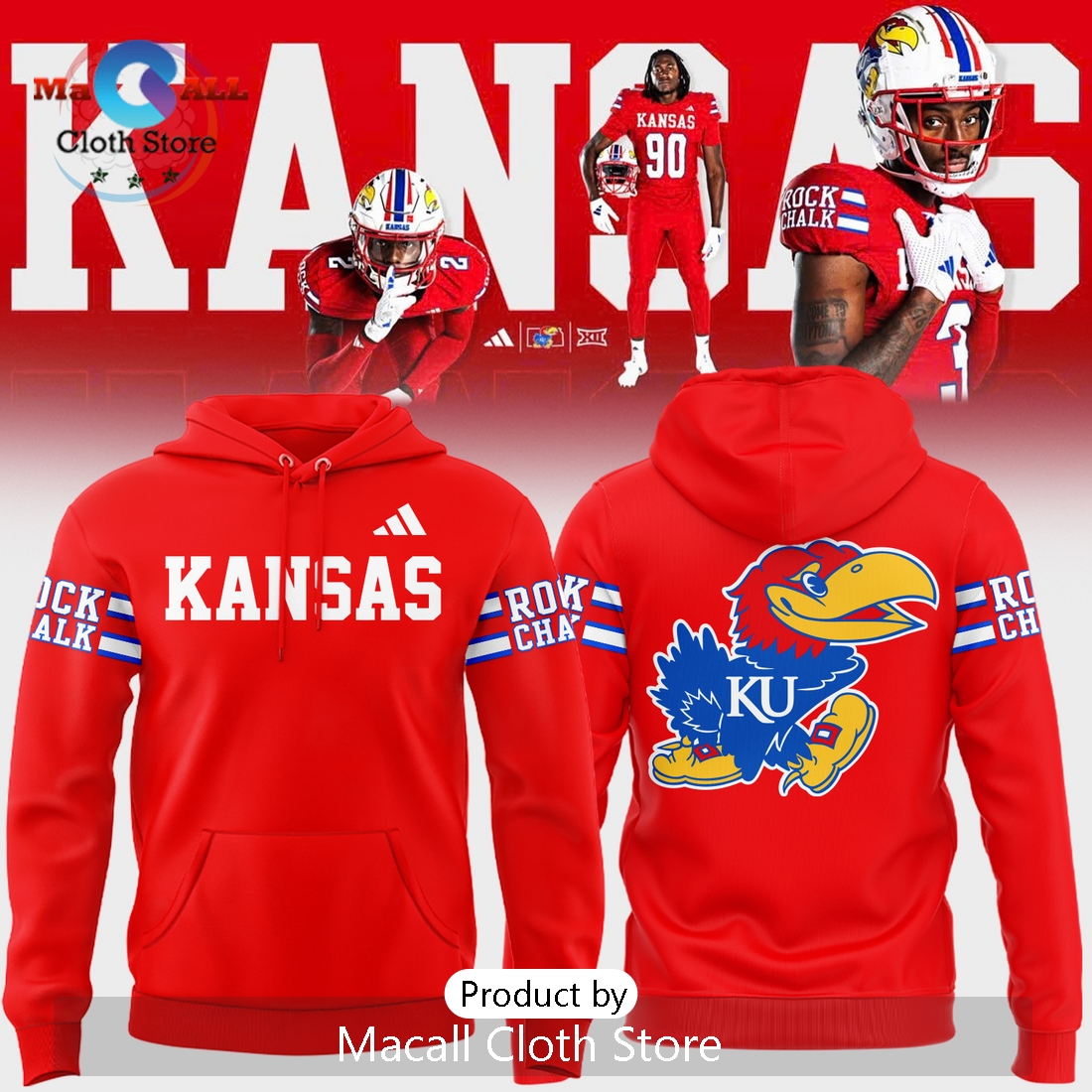 Kansas City Chiefs 2024 Red Version Hoodie 3D Kansas City Chiefs 2024 Red Version Hoodie 3D