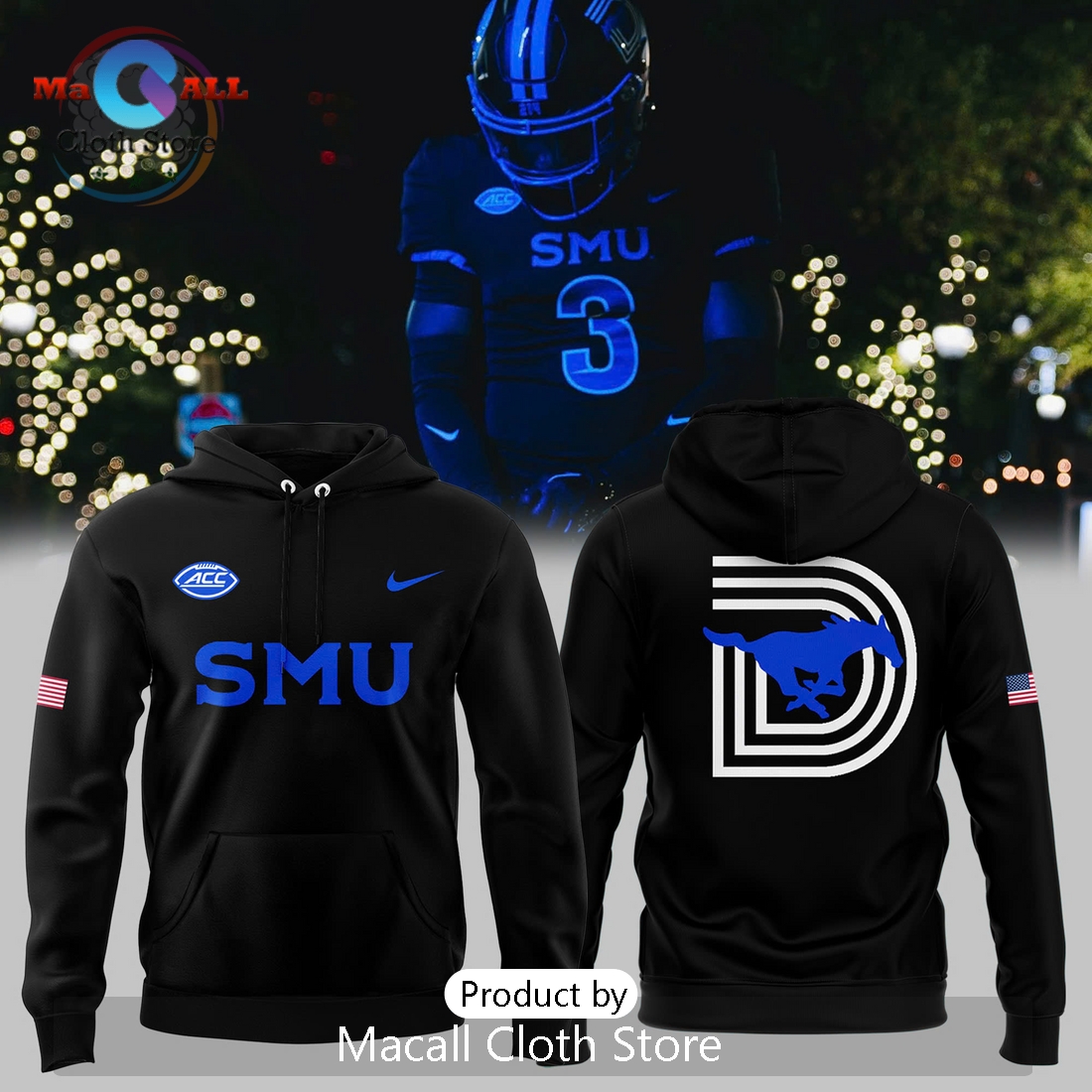 SMU Football Limited Edition Hoodie 3D