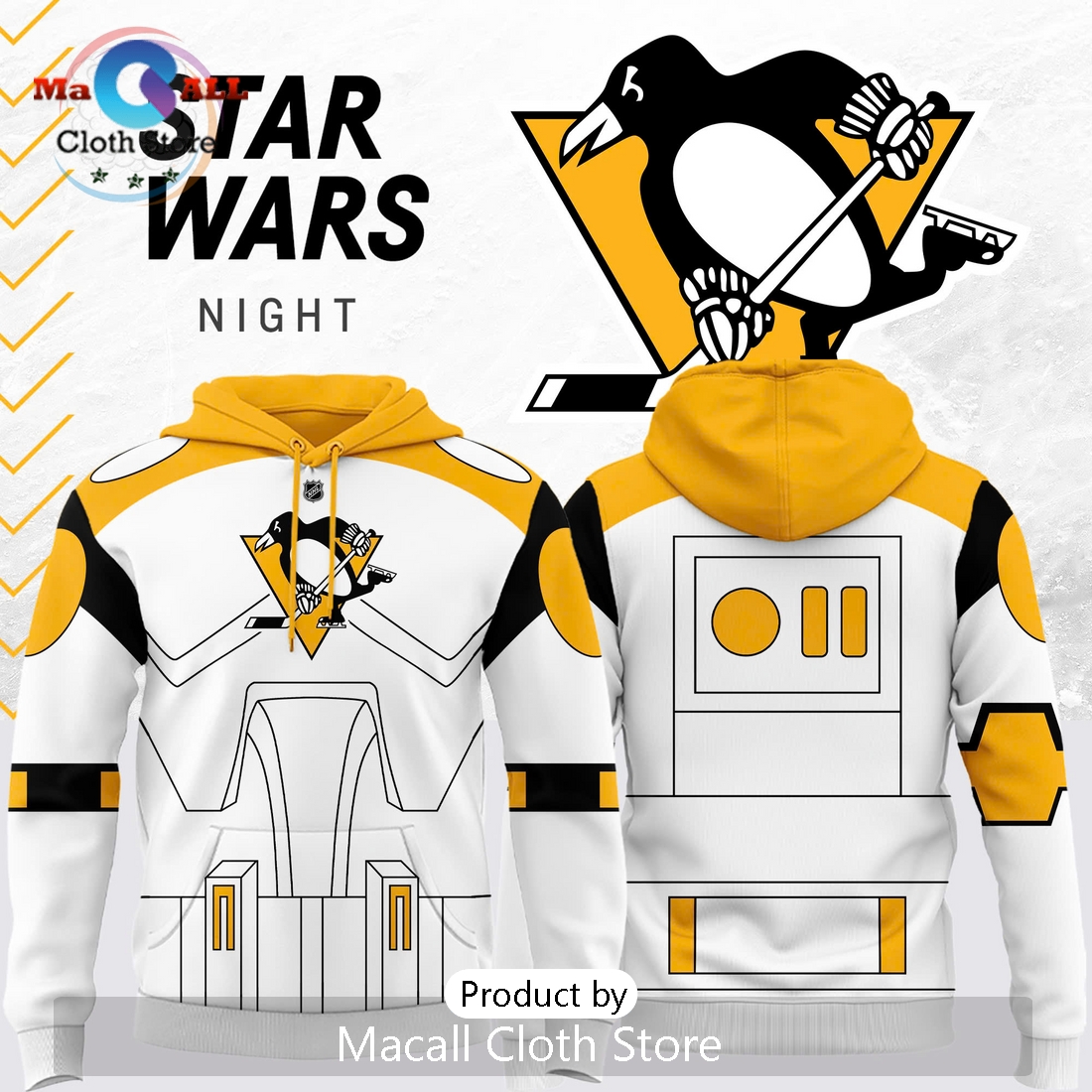 Star Wars Night Pittsburgh Penguins Hoodie 3D