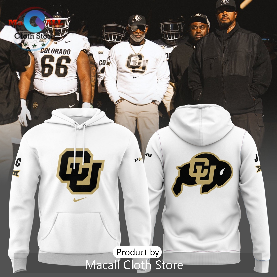 Coach Prime Colorado Buffaloes Football Hoodie 3D Coach Prime Colorado Buffaloes Football Hoodie 3D