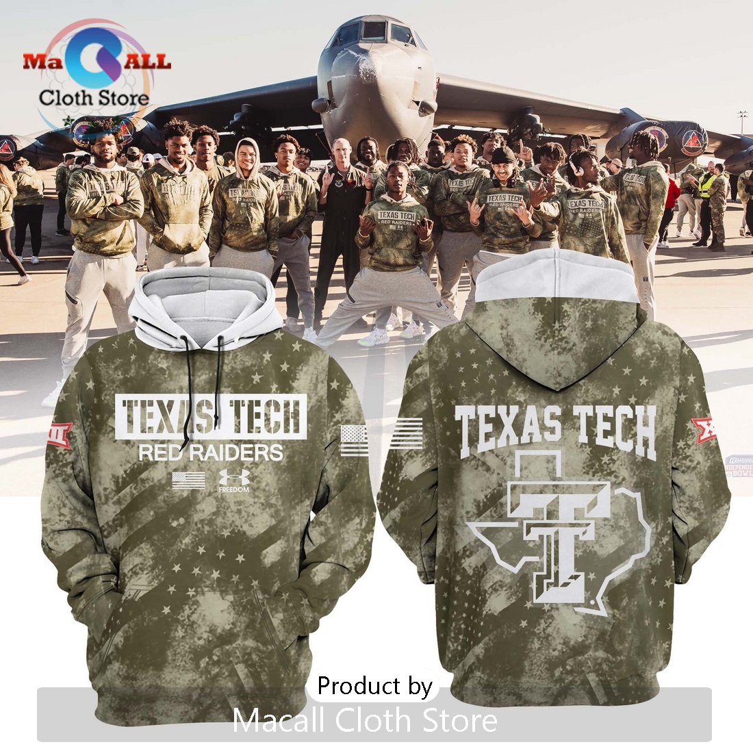 Under Armour Texas Tech Red Raiders Hoodie 3D
