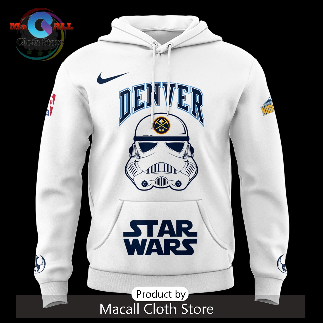 2025 Denver Nuggets x Stars Wars Hoodie 3D