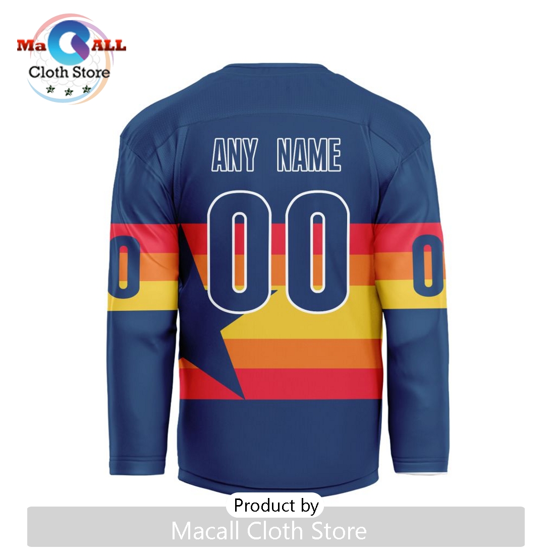 MLB Houston Astros Nike Custom Hockey Jersey