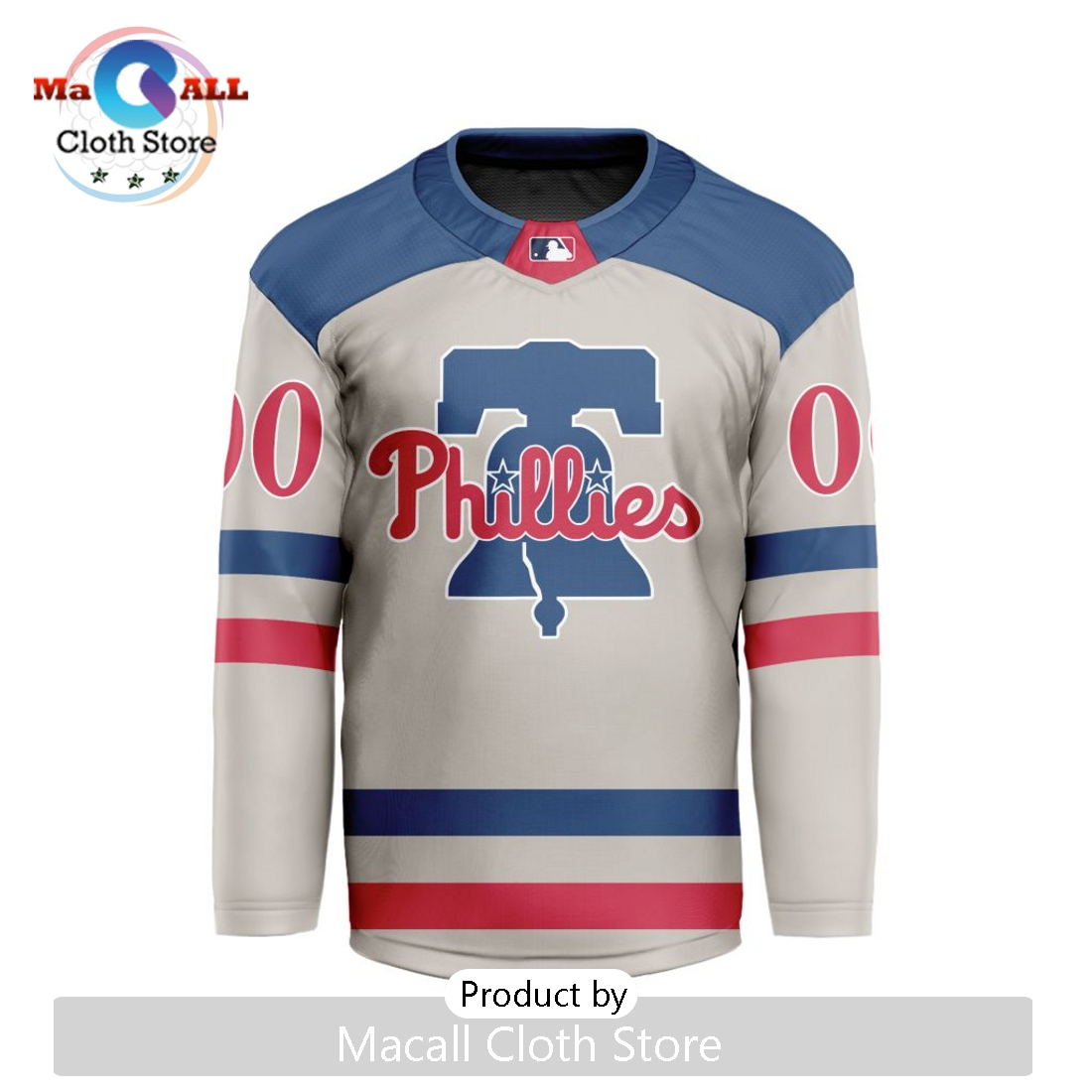 MLB Philadelphia Phillies Nike Custom Hockey Jersey